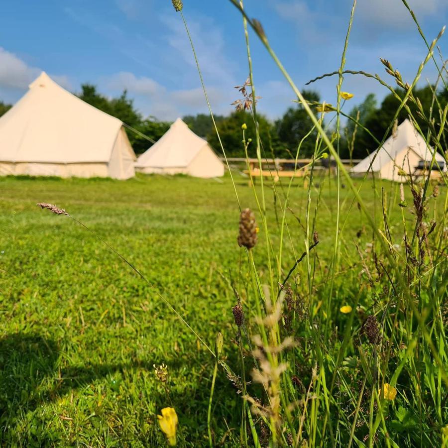 Bell Tent Glamping At Marwell Resort Winchester Exterior foto